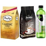 Кофе зерно 2 вида и вода